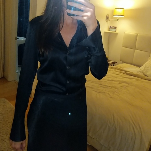 Trina Turk Silk Black Blouse - Picture 4 of 4